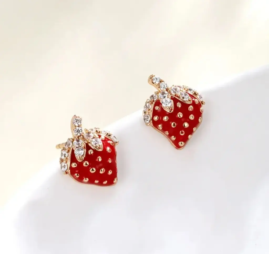 Aretes Fresita
