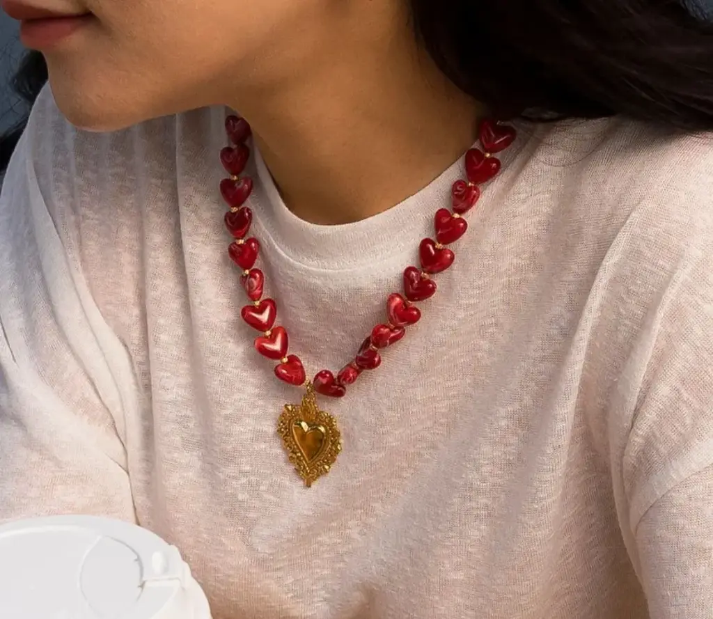 Collar Red Heart