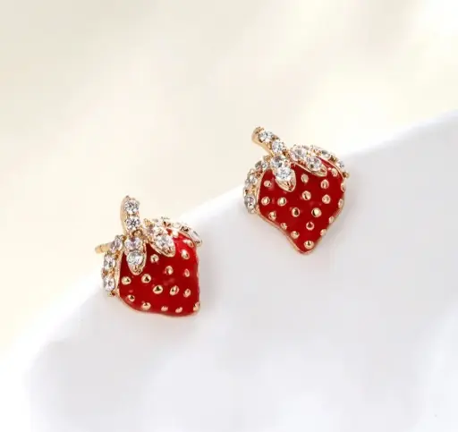 Aretes Fresita