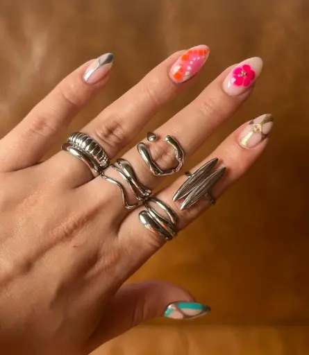 Anillos Pleateados